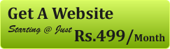Get A Wesite Starting @ Rs.499/Month.